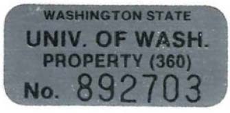 Silver Inventorial Tag